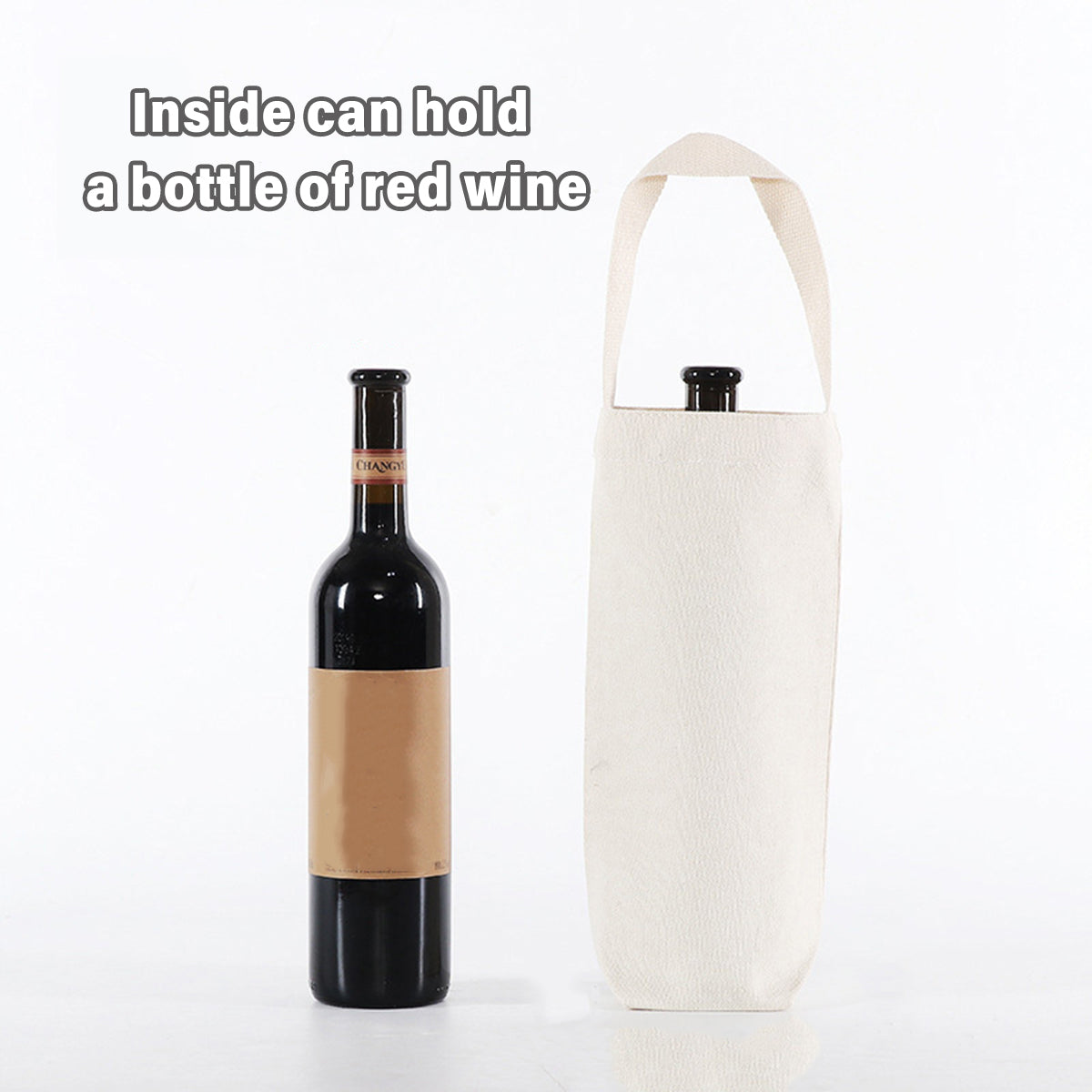 Wine Bag Canvas Burlap 10PCS