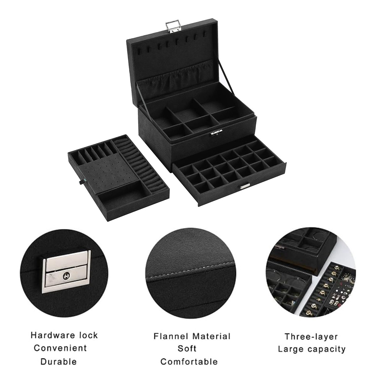 Jewellery Box Multifunctional Organizer 1Pack