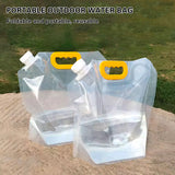 20PCS Large Capacity Portable Transparent Beverage Bags Outdoor Use