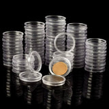 100pcs 40mm Round Coin Boxes Storage Protection Case