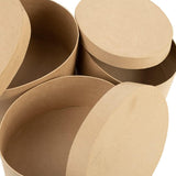 5pcs Oval Paper Gift Boxes for Packaging Display