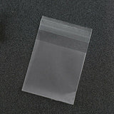 Clear Plastic Self Adhesive Candy Packaging Bags 100PCS