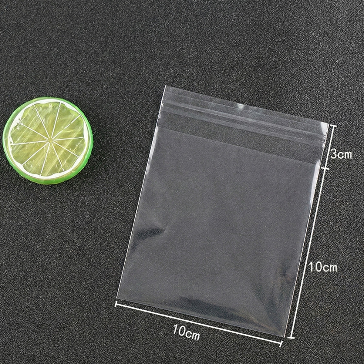 Clear Plastic Self Adhesive Candy Packaging Bags 100PCS