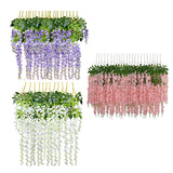 12PCS Artificial Silk Fake Flower Garland