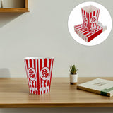 50PCS Greaseproof Popcorn Boxes Paperboard Snack Containers