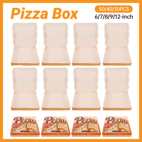 Pizza Takeaway Box Food Grade Leakproof Greaseproof Container