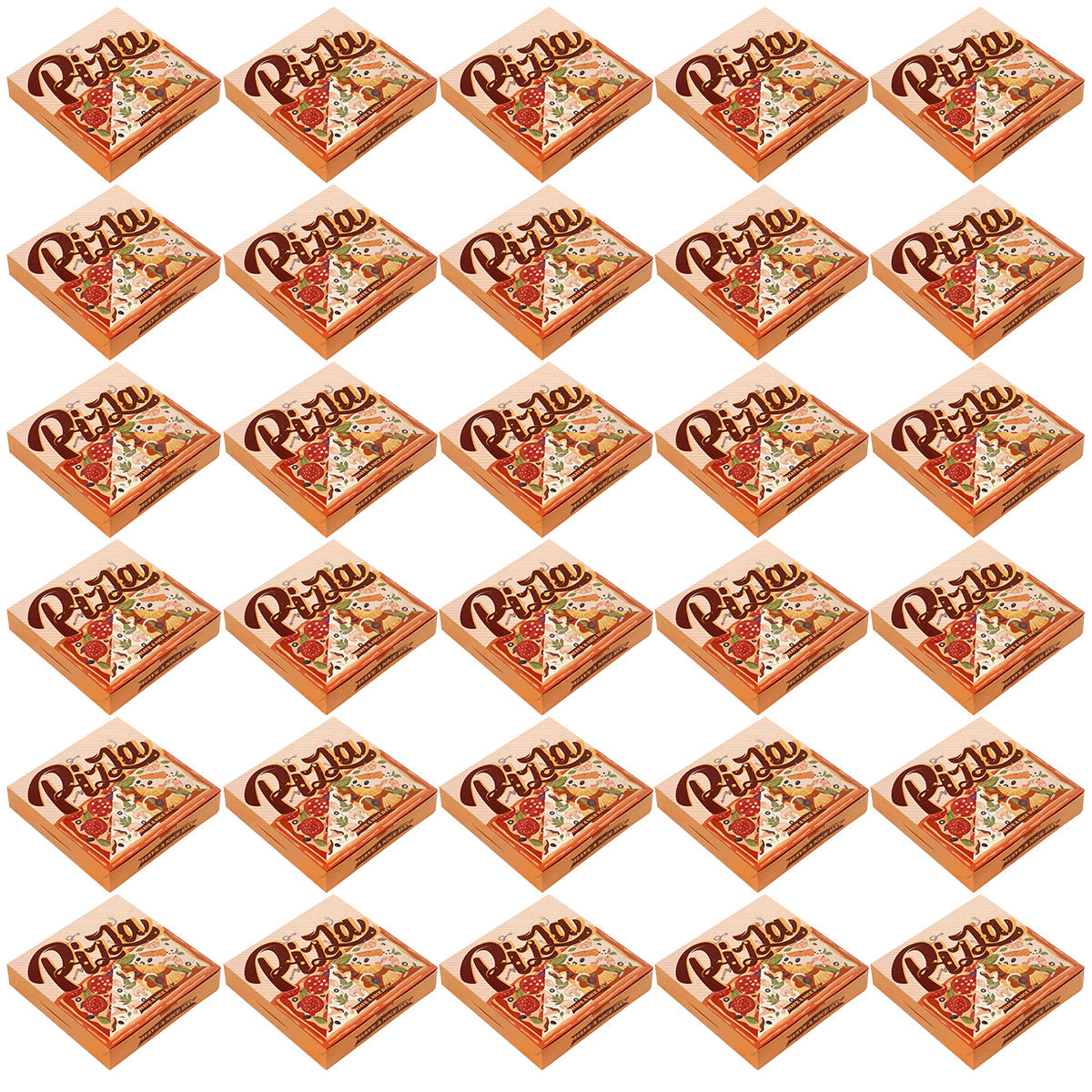 Pizza Takeaway Box Food Grade Leakproof Greaseproof Container