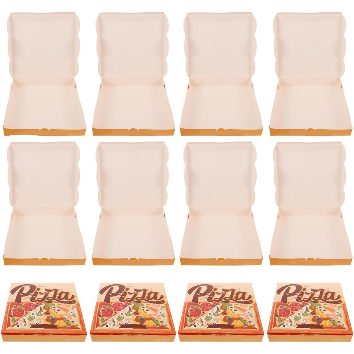 Pizza Takeaway Box Food Grade Leakproof Greaseproof Container