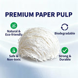 200PCS 8 Slot Paper Egg Trays Molded Pulp Egg Packaging Trays