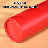 10PCS Red Cardboard Gift Wrap Paper Tubes 5.3x36.5cm