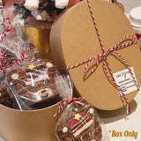 5pcs Oval Paper Gift Boxes for Packaging Display