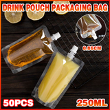 Flask Pocket Bladder Bags 50PCS 250ML Clear