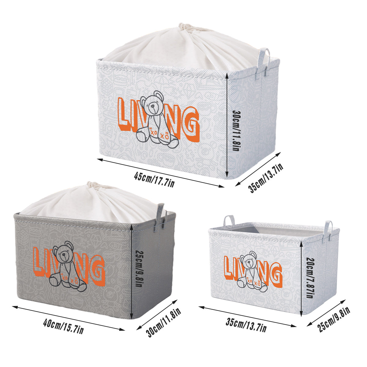 Large Foldable Storage Bag for Clothes Toys Blankets