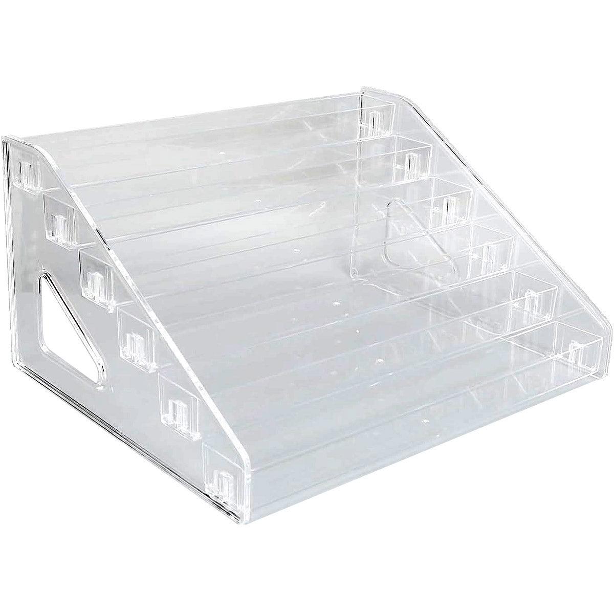 6/7 Layer Multi Layer Clear Display Rack Organizer Stand