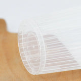 100 Sets 650ml Transparent Drinking Cups with Lids Party Use