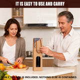 10PCS Wine Paper Bags Brown Kraft Single/Double Bottle Carrier