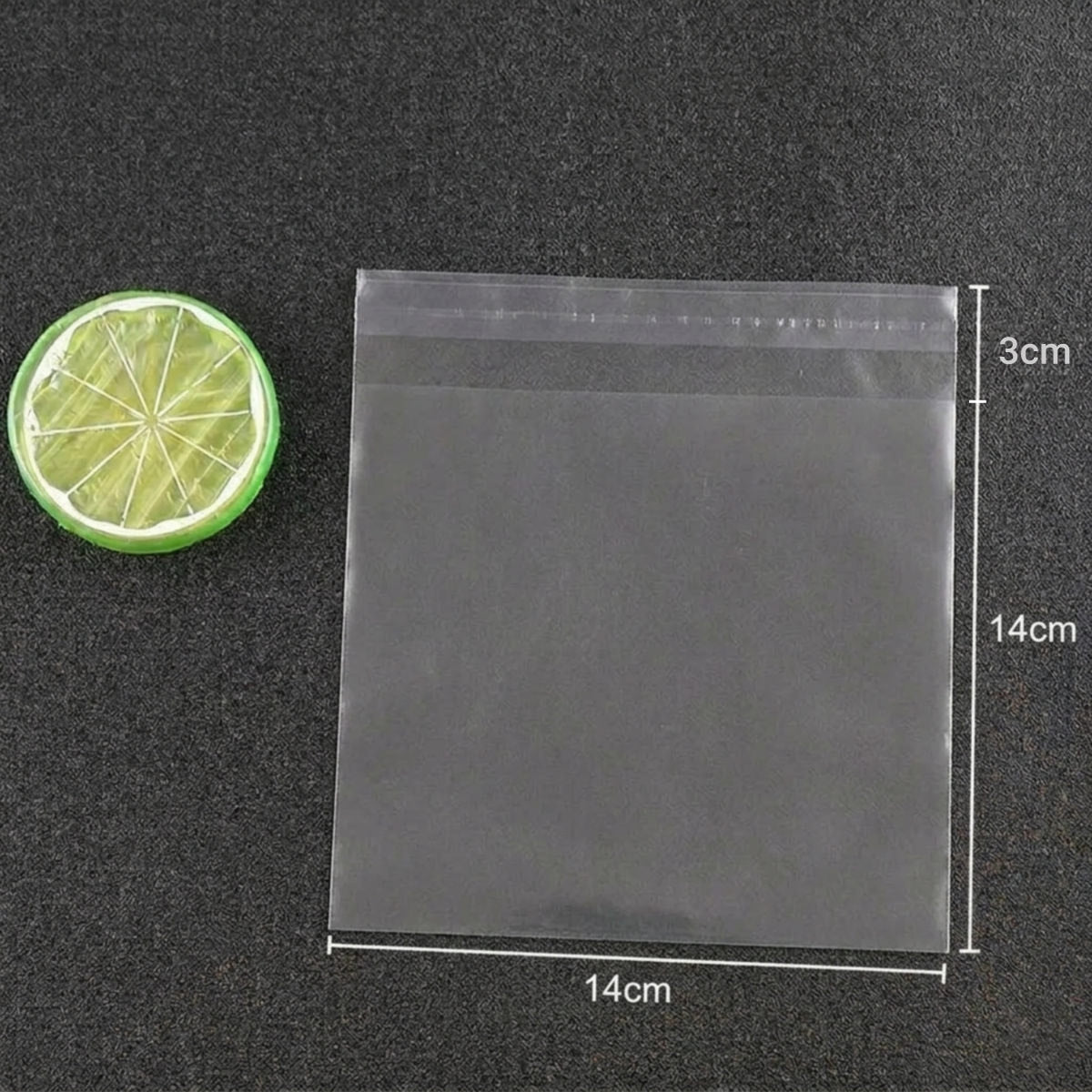 Clear Plastic Self Adhesive Candy Packaging Bags 100PCS