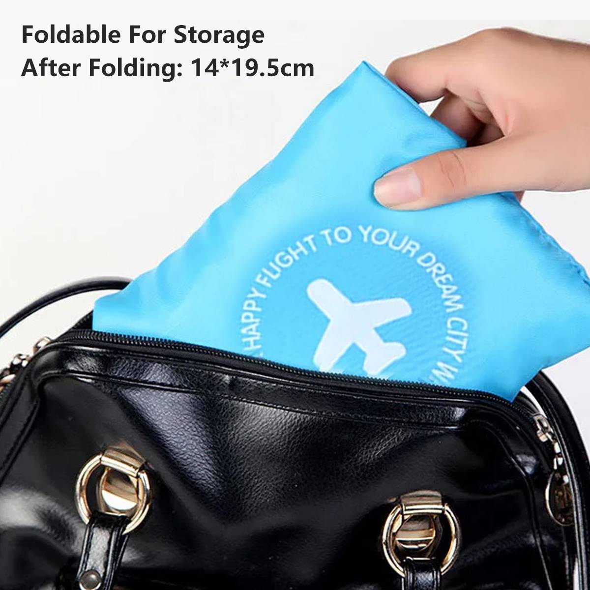 Duffel Storage Bag Waterproof Nylon 4 Colors 1 Piece