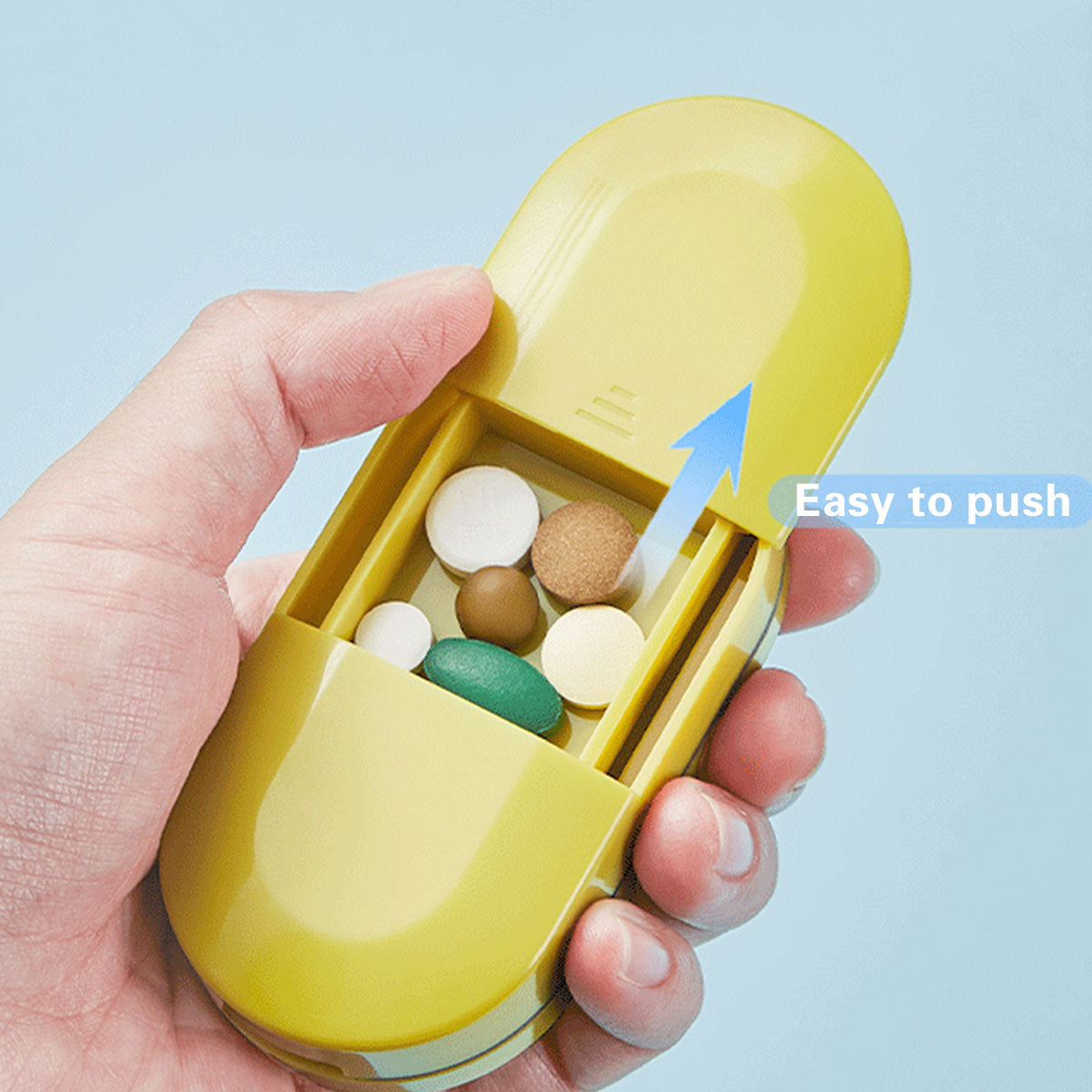 3pcs Tablet Cutter Pill Splitter Portable Medicine Organizer
