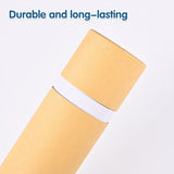 10PCS Kraft Paper Tube Packaging Containers for Storage and Mailing