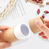 20PCS Kraft Paper Storage Tubes with Lid for Tea Essential Oil Packaging