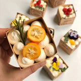 100pcs Kraft Paper Cupcake Boxes Holders for Party Dessert