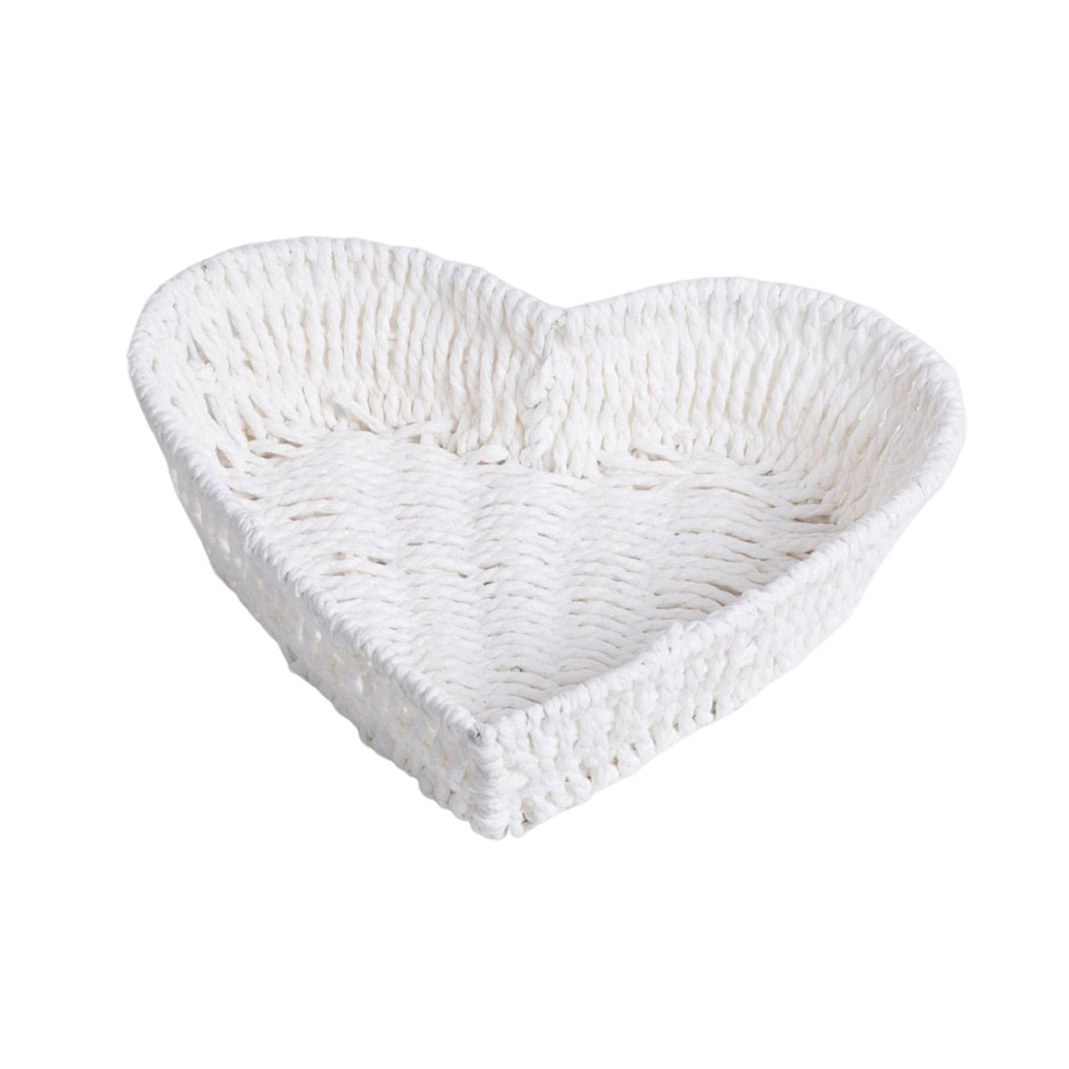 Woven Storage Basket Heart Shaped 1Pack