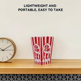 50PCS Greaseproof Popcorn Boxes Paperboard Snack Containers