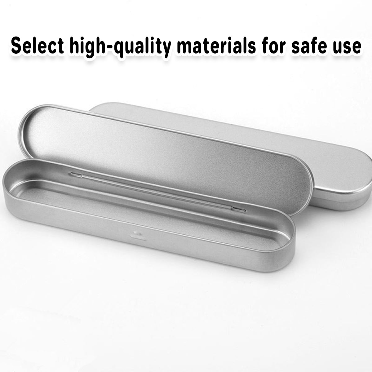 20pcs Metal Pencil Box Tin Storage Case Organizer