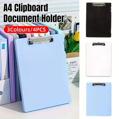 A4 File Folder Clipboards 4PCS