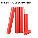 10PCS Red Cardboard Gift Wrap Paper Tubes 5.3x36.5cm