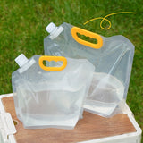 20PCS Large Capacity Portable Transparent Beverage Bags Outdoor Use