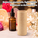 20PCS Kraft Paper Storage Tubes with Lid for Tea Essential Oil Packaging