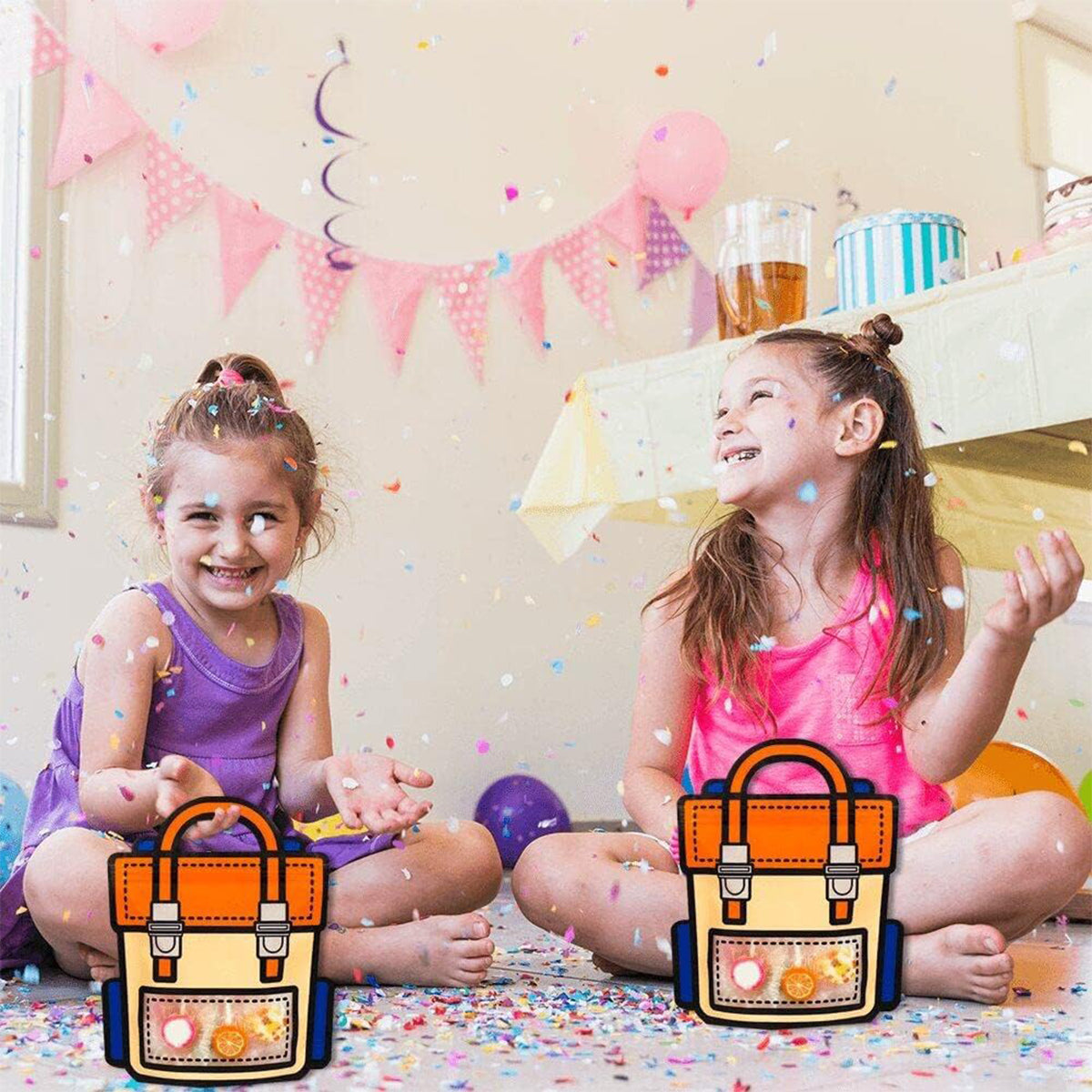 50pcs Clear Gift Bags Small Snack Toy Storage Pouch