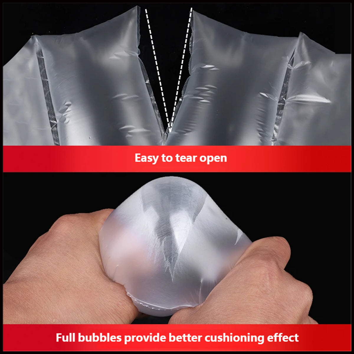 Inflatable Air Column Cushion Roll Shockproof Clear Packaging Shipping