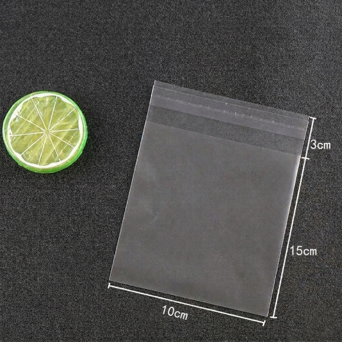 Clear Plastic Self Adhesive Candy Packaging Bags 100PCS