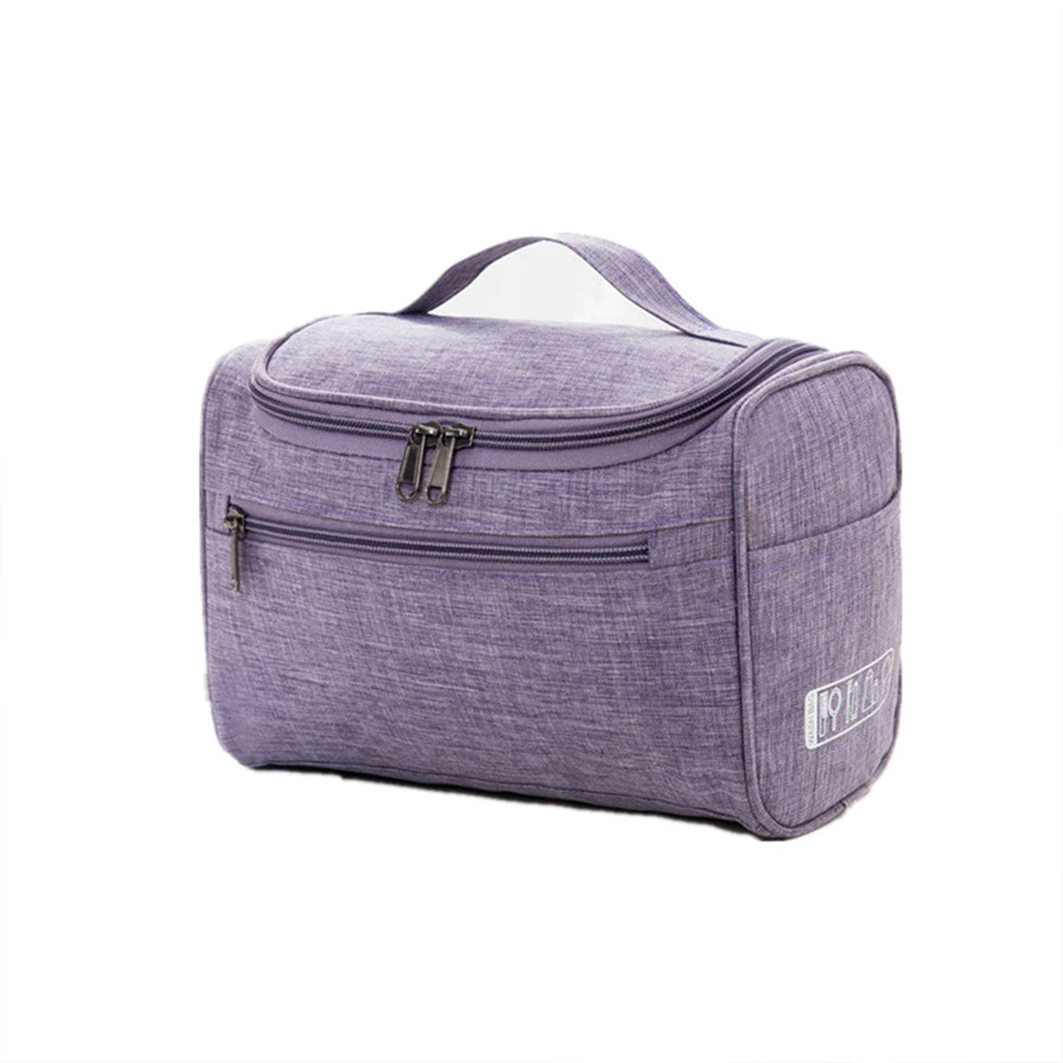 Travel Size Zipper Closure Toiletry Bag 1pc