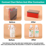 Food-Grade POF Heat Shrink Bags 100/200PCS for Vacuum Sealer Packaging