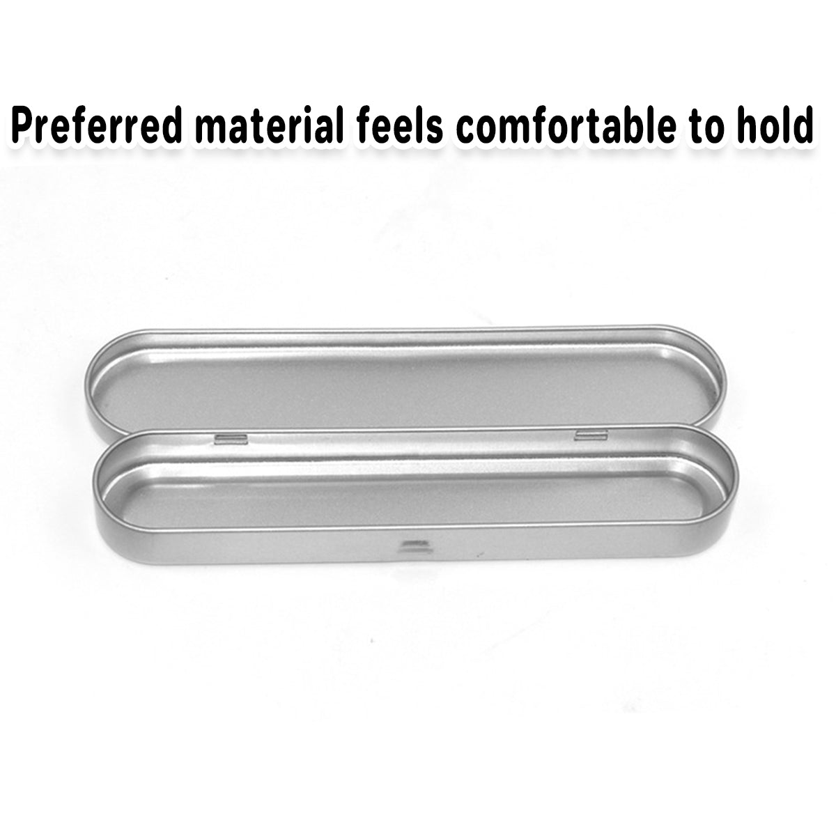 20pcs Metal Pencil Box Tin Storage Case Organizer