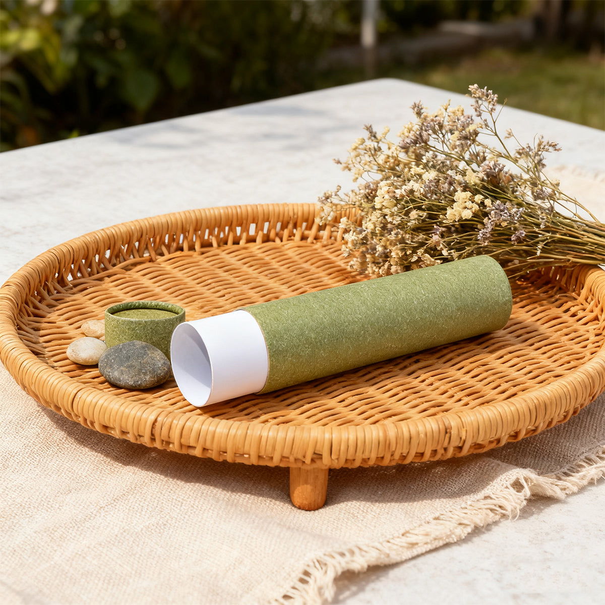 10PCS Incense Paper Tubes 200g Durable Storage in 2 Colours