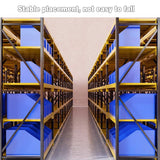 Waterproof Shelf Storage Boxes Stackable Tool Bins 5PCS