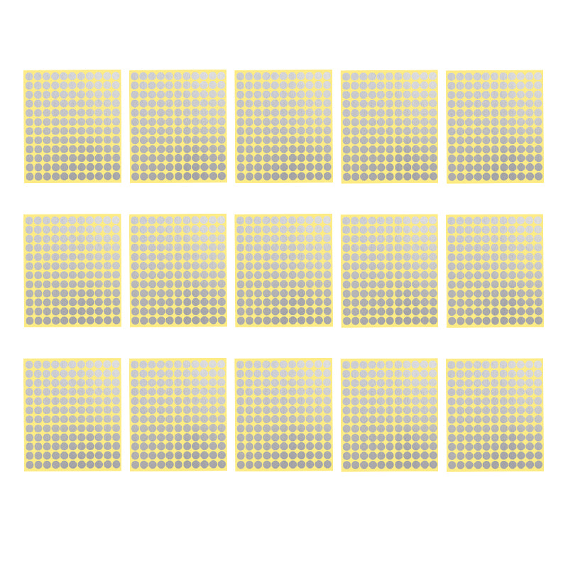 8/13/25/50mm Round Sticker Dots Adhesive Labels Neutral