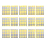 8/13/25/50mm Round Sticker Dots Adhesive Labels Neutral