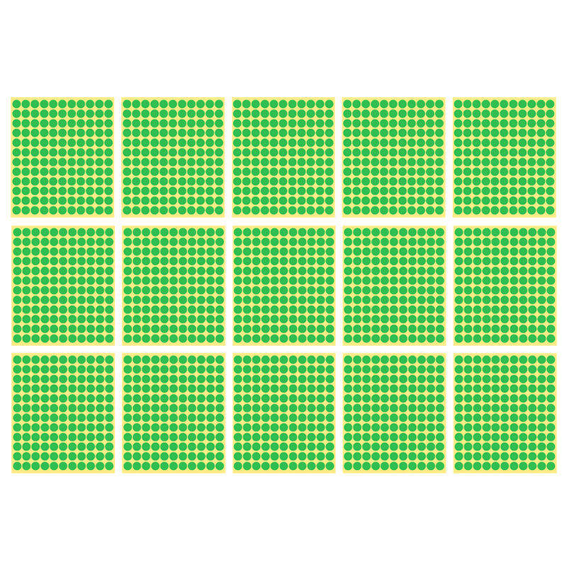 8/13/25/50mm Round Sticker Dots Adhesive Labels Cool-toned