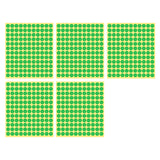 8/13/25/50mm Round Sticker Dots Adhesive Labels Cool-toned