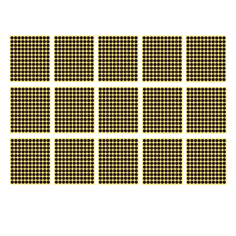 8/13/25/50mm Round Sticker Dots Adhesive Labels Neutral