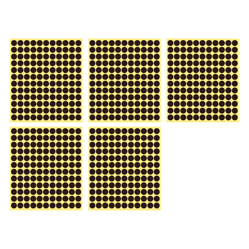 8/13/25/50mm Round Sticker Dots Adhesive Labels Neutral