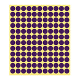 8/13/25/50mm Round Sticker Dots Adhesive Labels Cool-toned