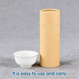 10PCS Kraft Paper Tube Packaging Containers for Storage and Mailing