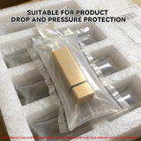 100PCS Clear Inflatable Lipstick Protective Bags Shockproof Packaging